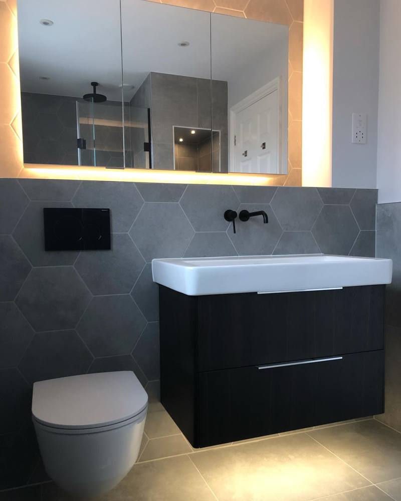 Modern wet room, Essex